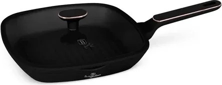BerlingerHaus Grill serpenyő fedővel (28 cm) Black Rose Collection (BH/8355)