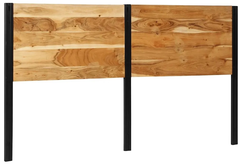 tömör fa akác és vas fejtámla 180 cm
