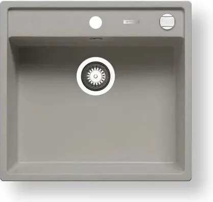 Pyramis 70058401 - CAMEA konyhai mosogató 50x53 cm gránit/szürke