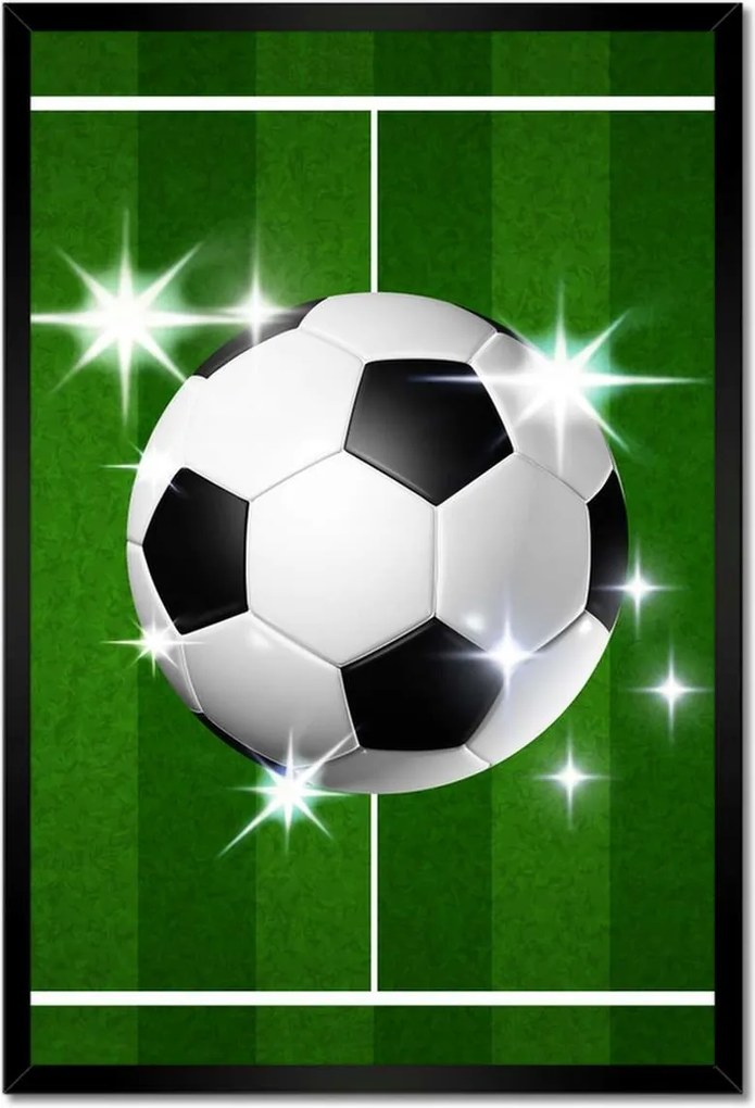 Poszterek keretben 40x60 Focipálya Labda