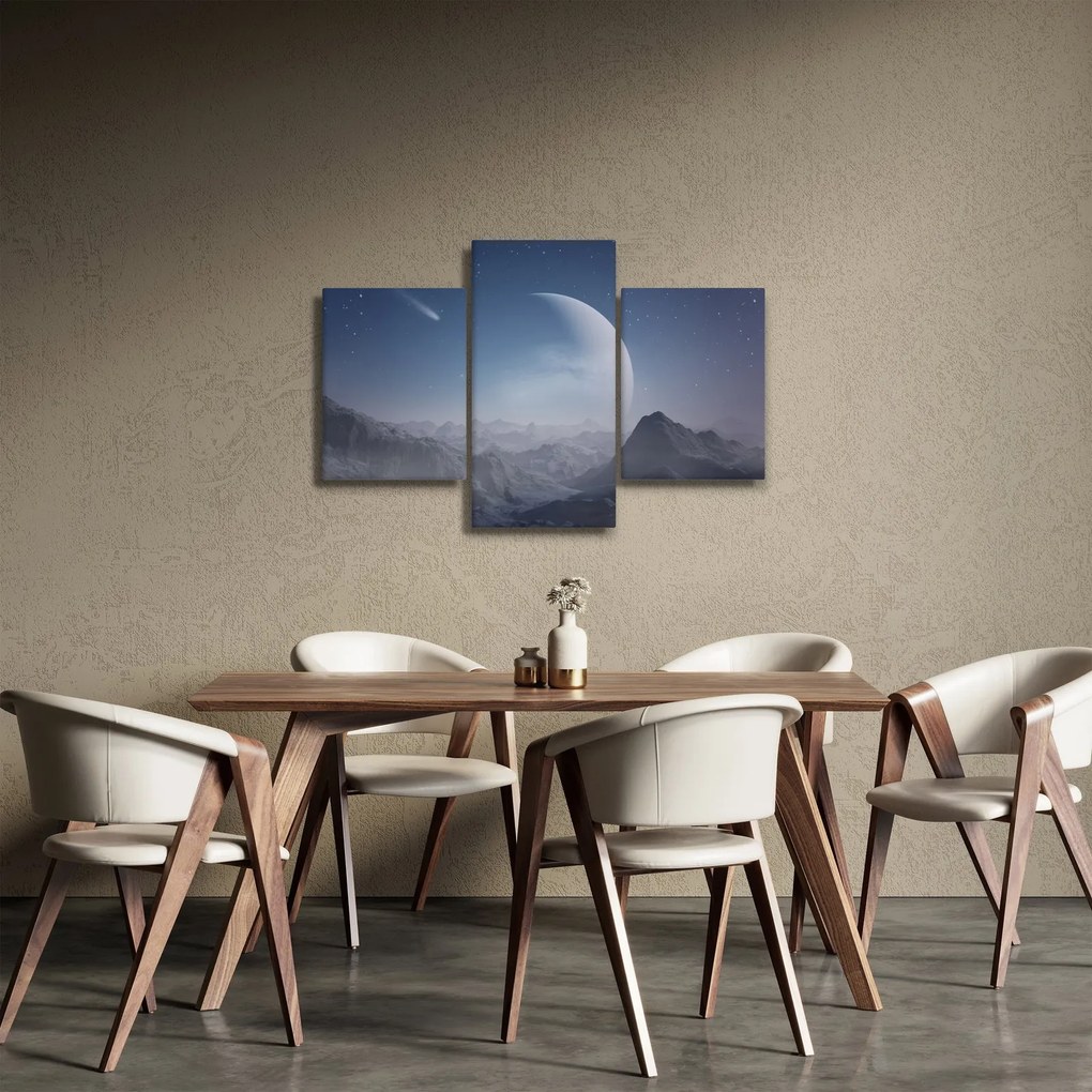 Kép - Ég a a sziklák felett (90x60 cm)