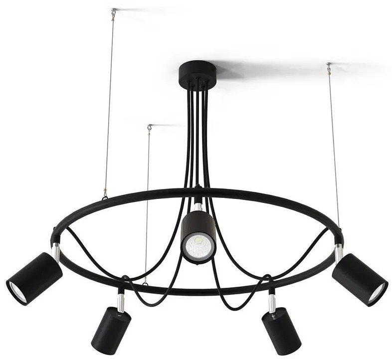 Csillár rúdon GLEIZ 5xGU10/35W/230V