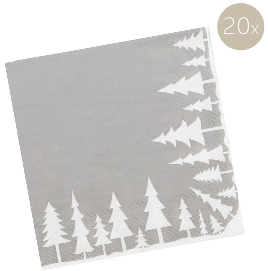 Räder Karácsonyi tálaló szalvéták FENYŐ, 20 db