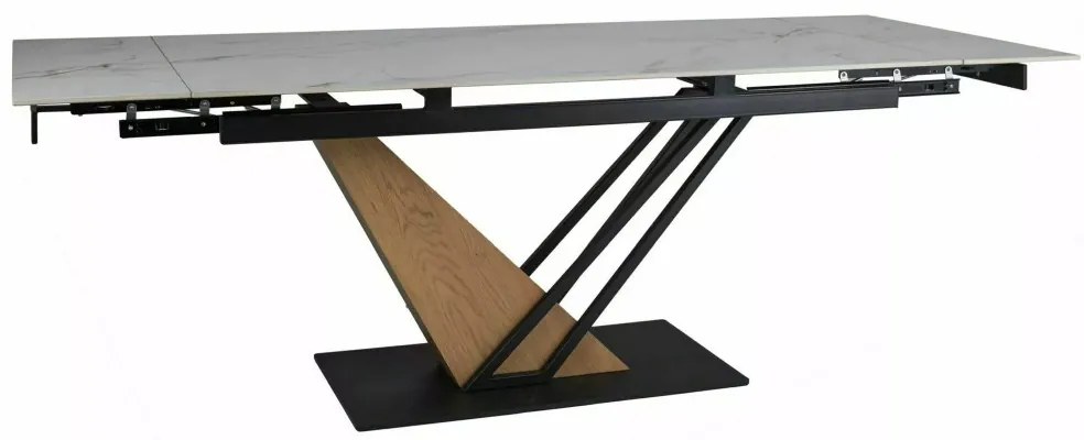 Genesis bővíthető étkezőasztal fehér 180-240 cm