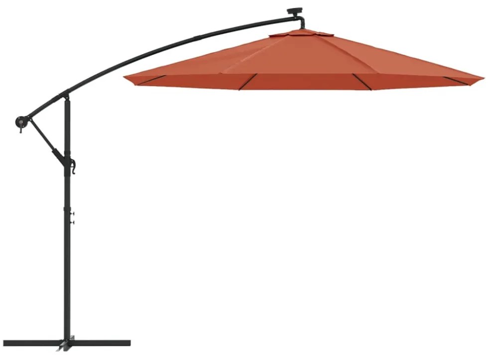 terrakotta konzolos napernyő csereponyva 300 cm