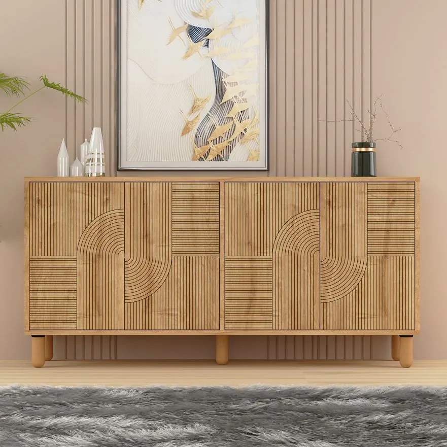 Desso komód, zafír tölgy, 150 cm