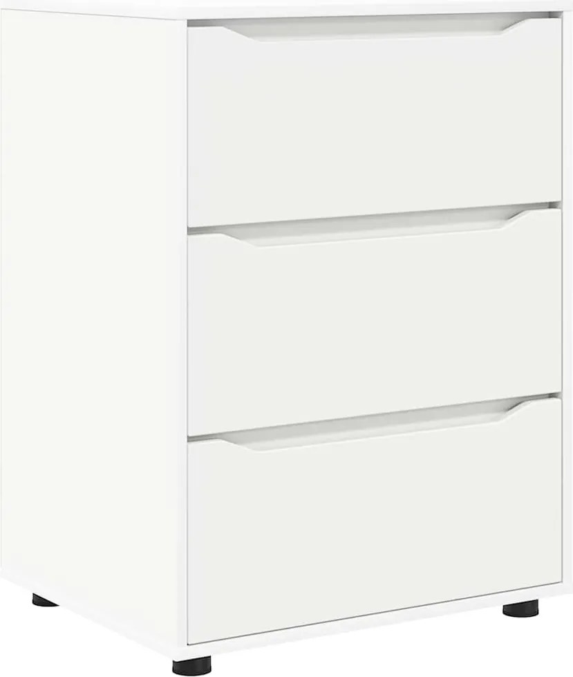 vidaXL Tárolószekrény Fehér 60 x 48 x 81 cm Faanyag