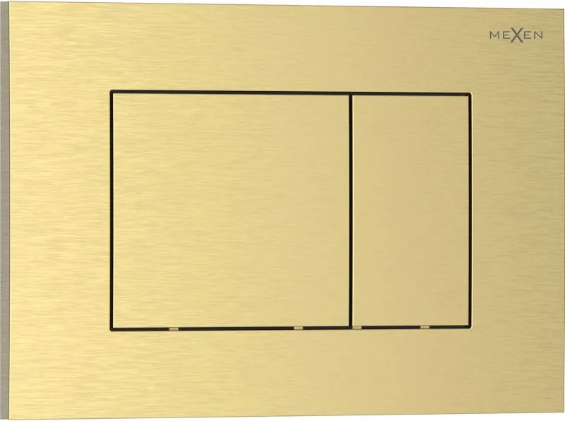 Mexen Tex 02 öblítő gomb, arany szálcsiszolt - 6102-11