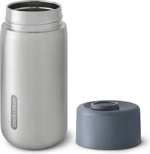 Ezüstszínű rozsdamentes acél termobögre 340 ml – Black + Blum