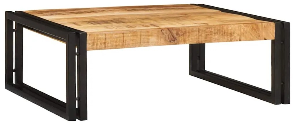 Fürdőszobai polc polcokkal 65 x 50 x 23 cm Tömör mangófa és vas