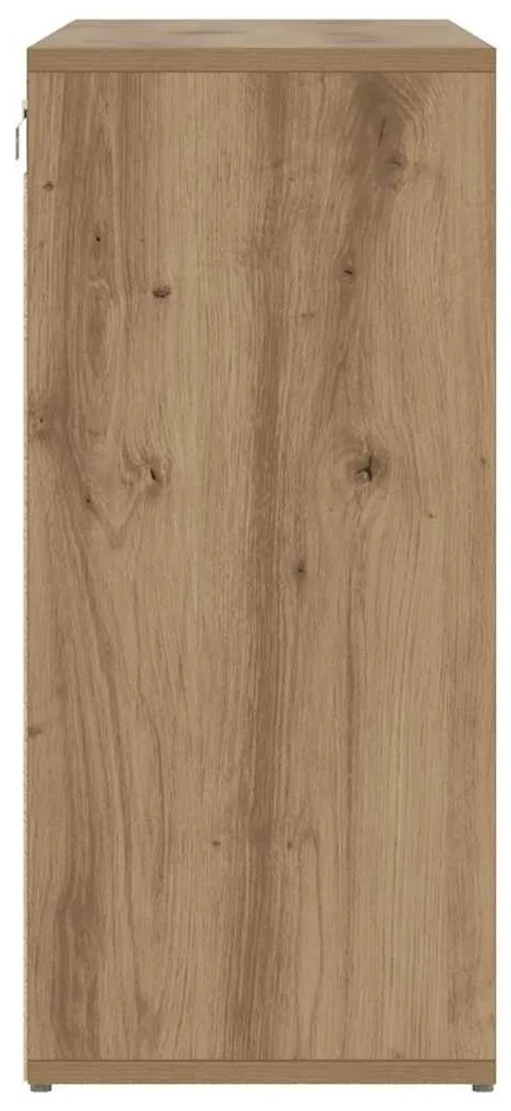 Cipősszekrény polcokkal kézműves tölgy 103 x 30 x 67 cm Faanyag