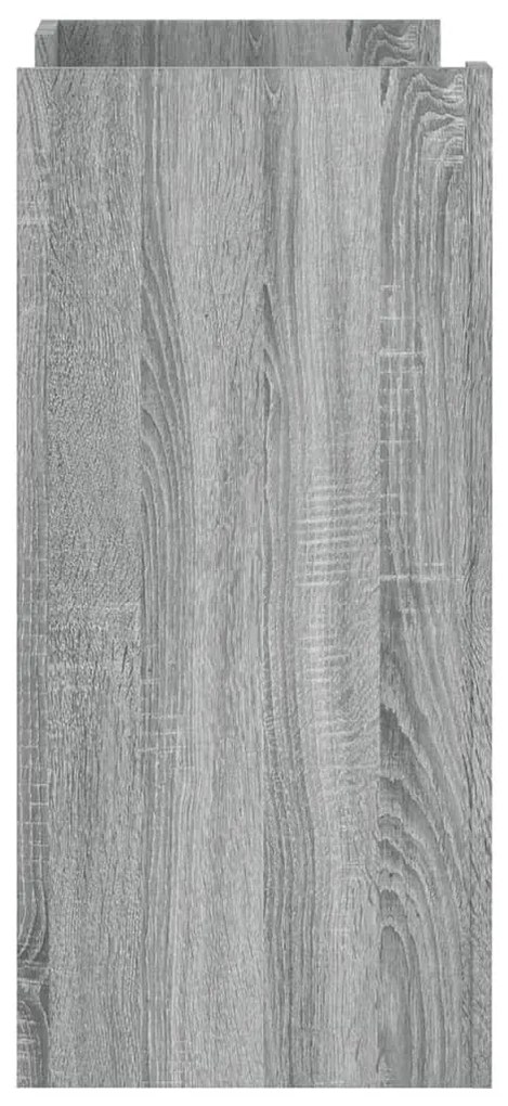 szürke sonoma színű szerelt fa tálalószekrény 73,5 x 35 x 75 cm