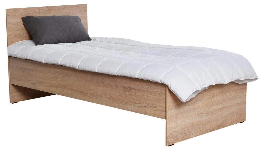 Egyszemélyes ágy 90 cm Krynalona 1 (ágyráccsal) (szonoma tölgy). Akció -23%. 1108499
