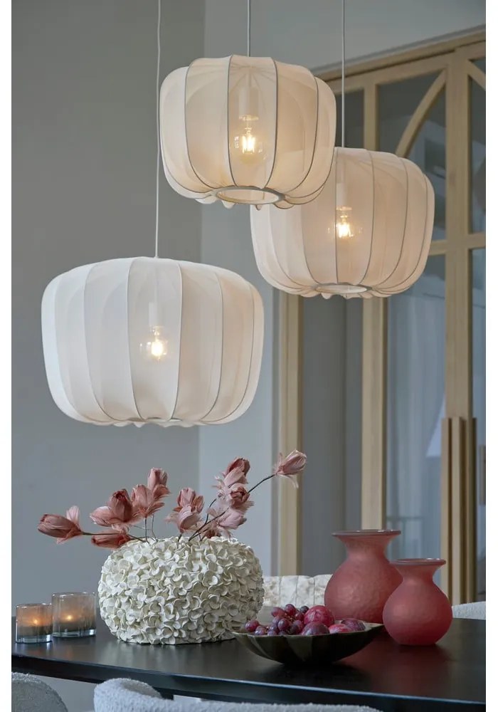 Krémszínű mennyezeti lámpa ø 50 cm Plumeria – Light & Living