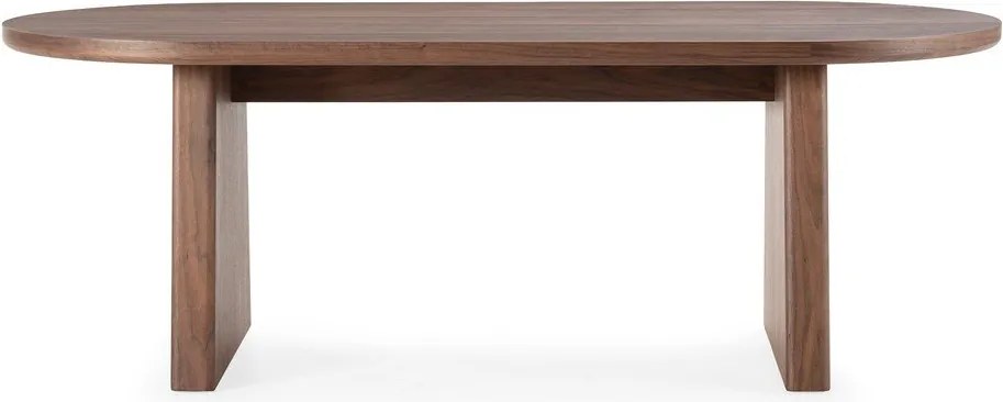 Étkezőasztal diófa dekorral 100x200 cm Blair – MOME