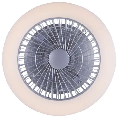 Leuchten Direkt 14645-55 - LED Lámpa ventilátorral LEONARD LED/27W/230V