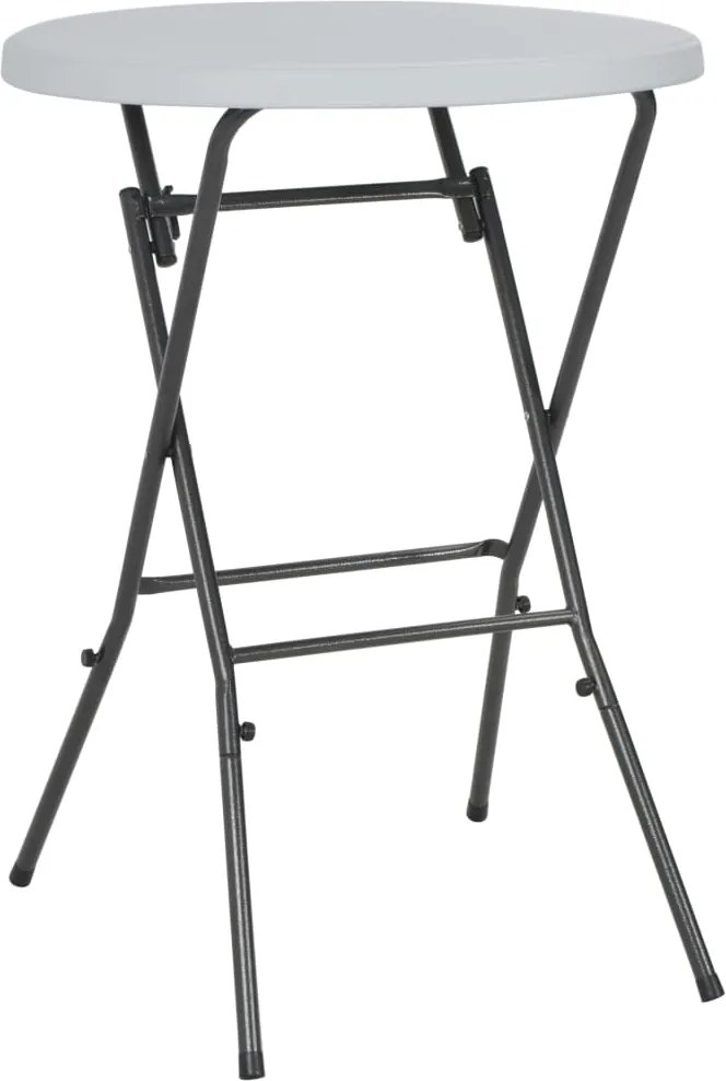 vidaXL fehér HDPE összecsukható bárasztal 80 x 110 cm