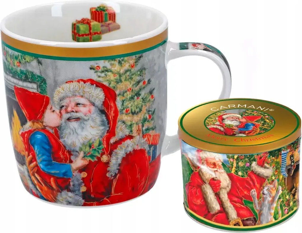 Karácsonyi bögre -a gyerekek imádják a Mikulást 370ml