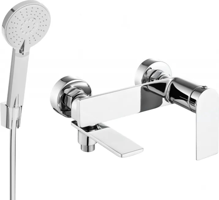 Mexen Zero R40 kádtöltő csaptelep zuhanyszettel, króm - 7113R40-00