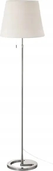 Ikea Nyfors Állólámpa nikkelezett fehér