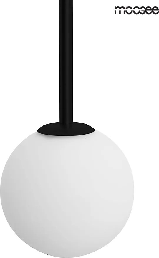 KING HOME MSE010100261 LOW Többágú Függesztett Lámpa Fekete G9 IP20