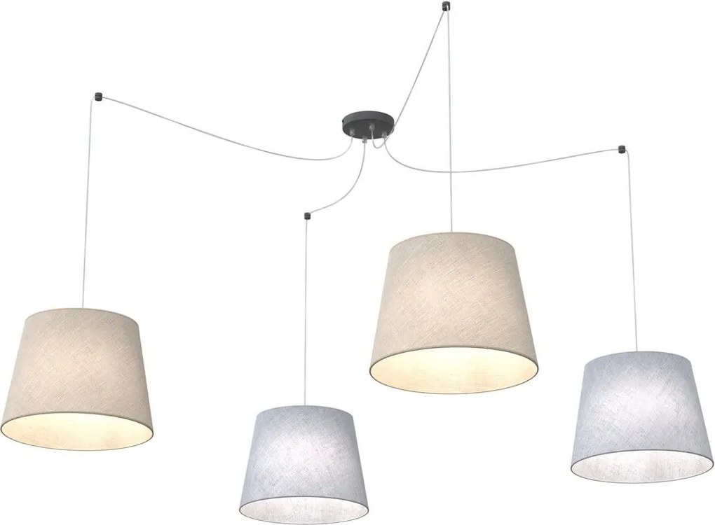 Emibig modern függeszték ascot bézs fekete szürke emi1425/4