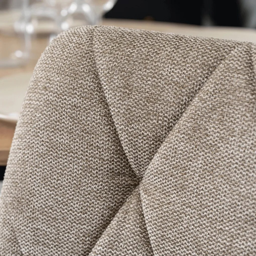 Étkezőgarnitúra 4 db. Bézs Robin székkel. Bővíthető asztal HARRY 102-142 cm