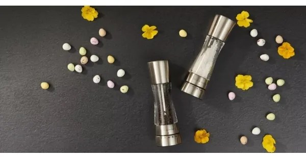 Cole&Mason - DERWENT só- és borsőrlő szett, 2 db, 19 cm, fényes króm