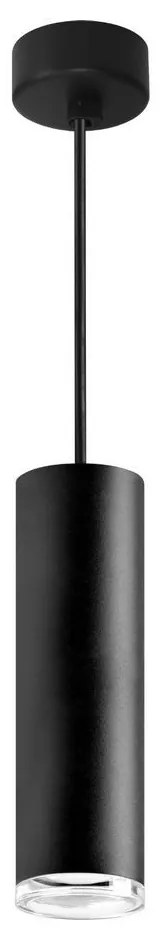 LED RGBW dimmelhető zsinóros fürdőszobai lámpa TURYN 1xGU10/6,5W/230V IP44 fekete