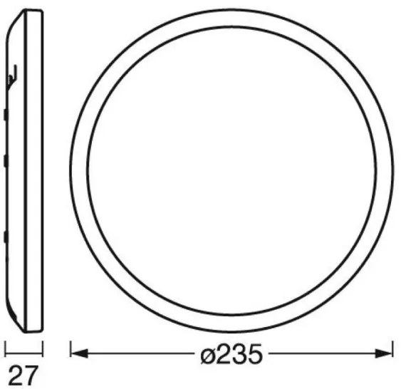 Osram - LED dimmelhető mennyezeti lámpa ORBIS LED/15W/230V fehér