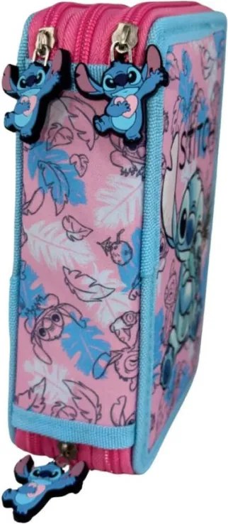 Disney Lilo és Stitch, A csillagkutya Doll tolltartó töltött 3 emeletes