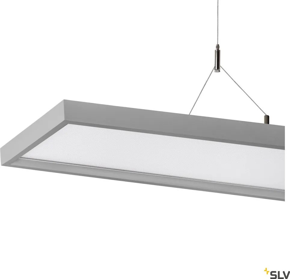SLV 1006345 WORKLIGHT Modern Led Függesztett Lámpa Ezüst LED IP20
