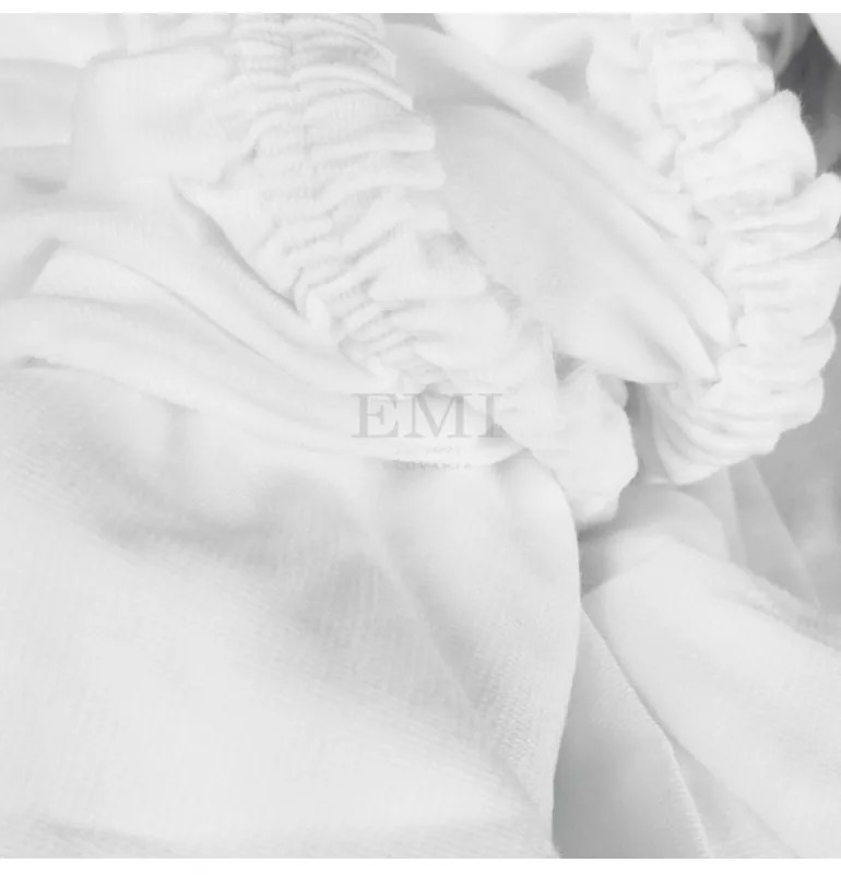 EMI fehér szupersztreccs lepedő, 180x200-as lap