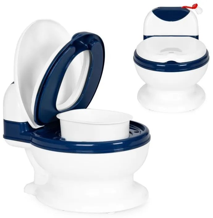 Wc formájú bili kivehető belsővel és kefével