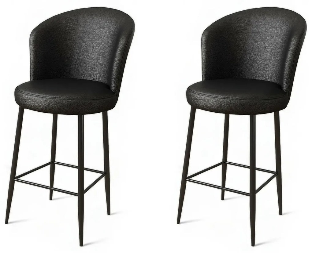 Uras Black and Black bárszék szett, 2 db, 2 db