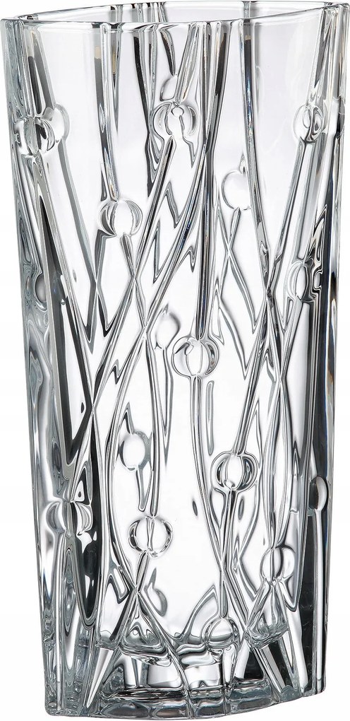 Bohemia Labyrinth Üvegváza Virágoknak 40,5cm Modern Kristály Váza