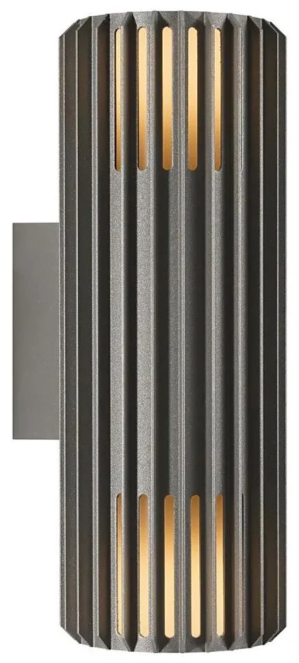 Nordlux - Kültéri fali lámpa ALUDRA 2xE27/15W/230V IP54 antracit