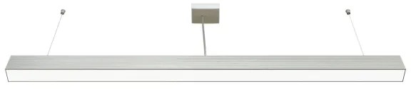 APLED - LED Csillár zsinóron LOOK LED/46W/230V 4000K 120 cm ezüst