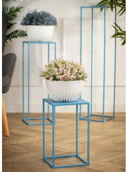 Virágállvány 40x24 cm kék