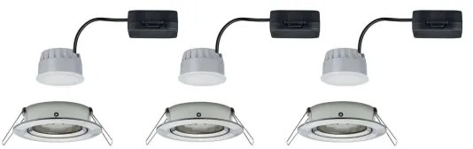 Paulmann 93483 - KÉSZLET 3xLED/6,5W IP23 Dimmelhető fürdőszobai lámpa NOVA 230V