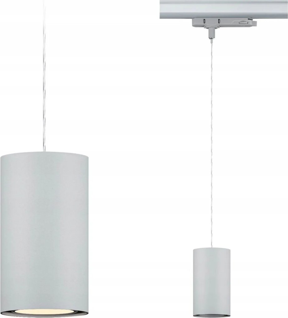 Paulmann ProRail3 függeszték Kratos 18.5W 3000K ezüst, Led sínlámpa