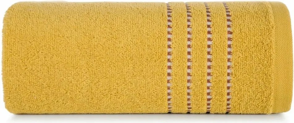 Törölköző 50x90 mustársárga 500g/m2 frottír