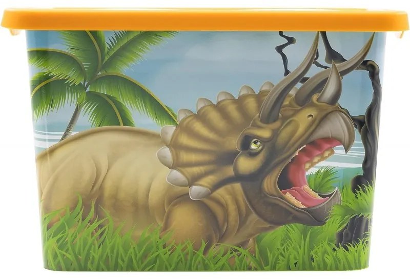 Dinoszaurusz Range műanyag tároló doboz 7 L