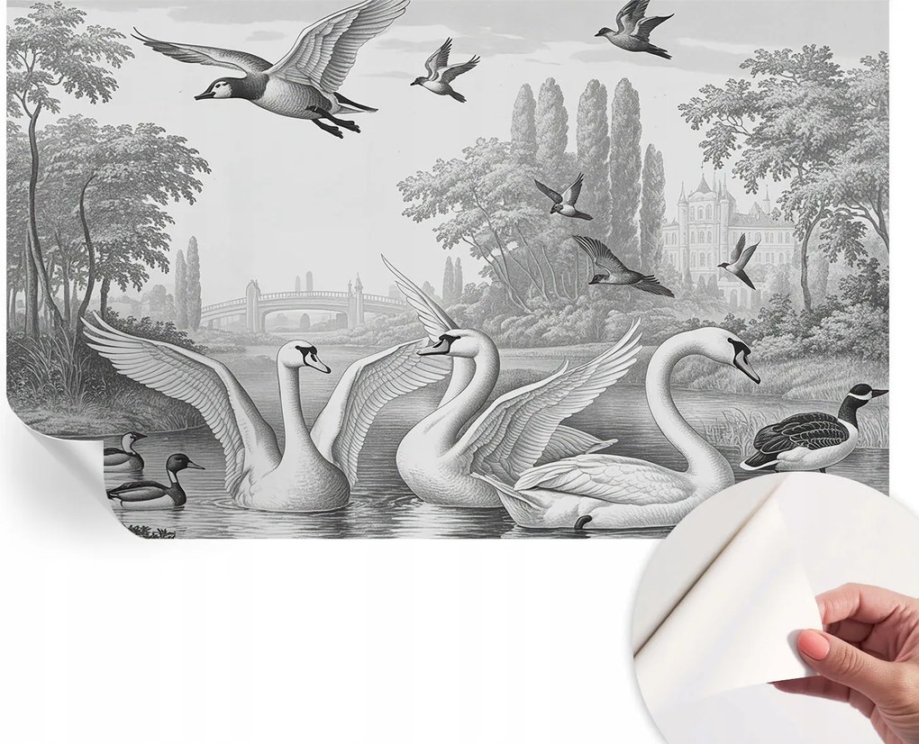 Fotótapéta Öntapadós tapéta a szobába Klasszikus tájkép 416x254 cm