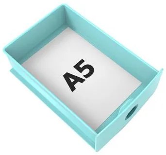Irattároló, műanyag, 1 fiókos, EXACOMPTA Skandi, jégkék (EX315433D)