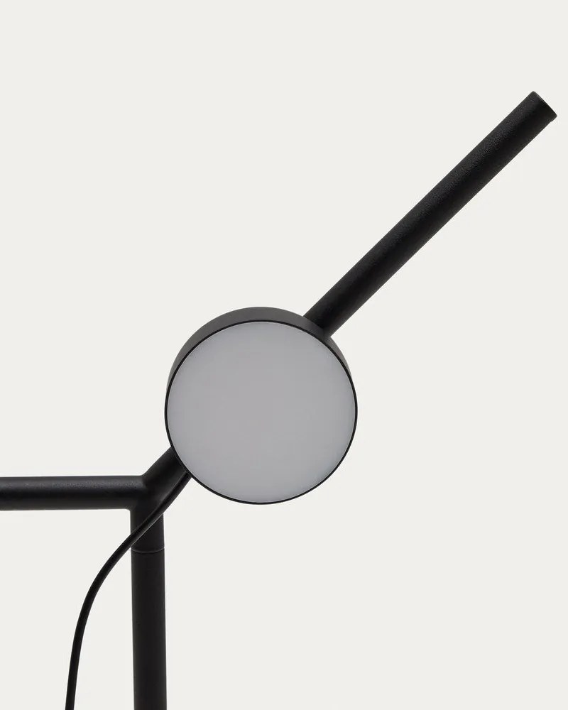 Fekete LED dimmelhető állólámpa (magasság 160 cm) Orey – Kave Home