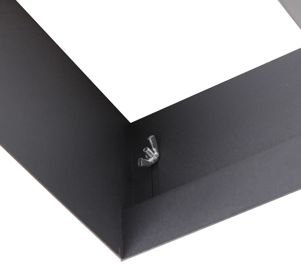 3 db-os beépített spotlámpa készlet fekete GU10 AR111 keret nélküli 2-lámpás - Oneon