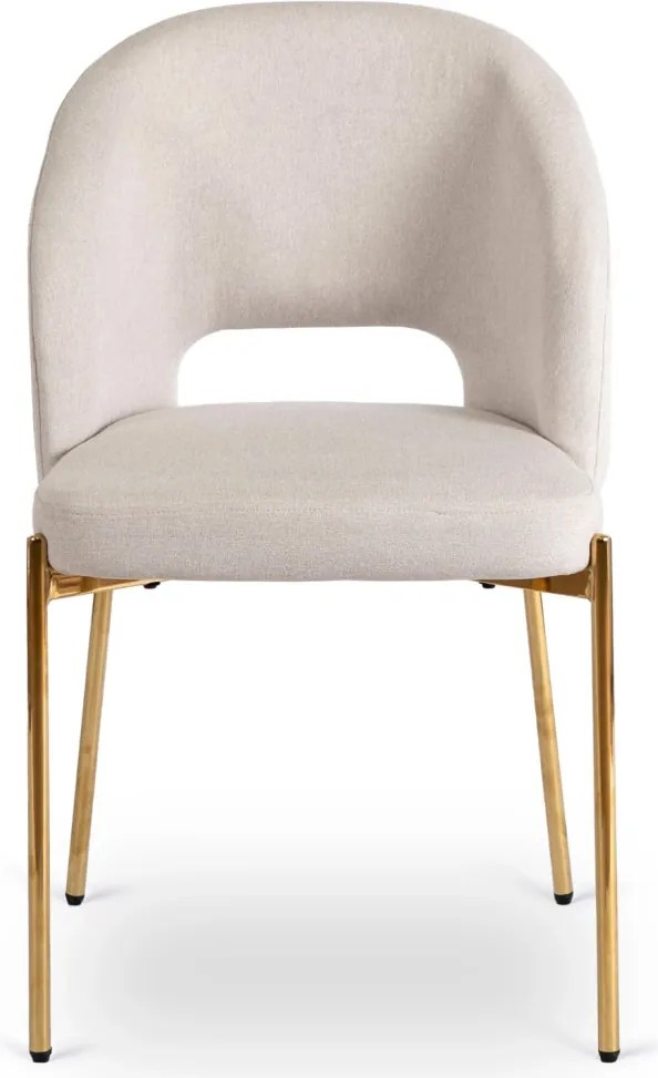 Szék krém/arany színben. BROS