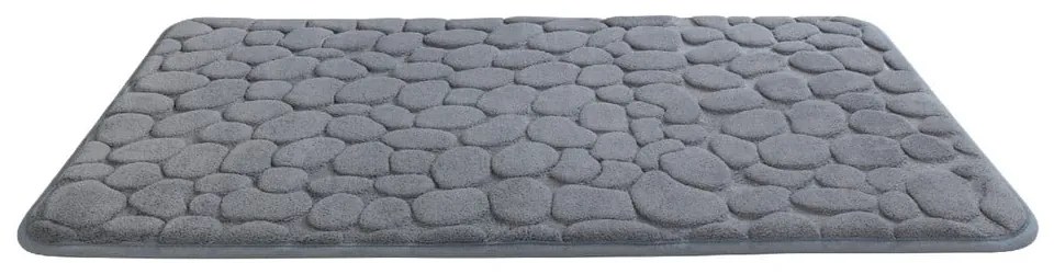 Grey szürke memóriahabos fürdőszobai kilépő, 80 x 50 cm - Wenko
