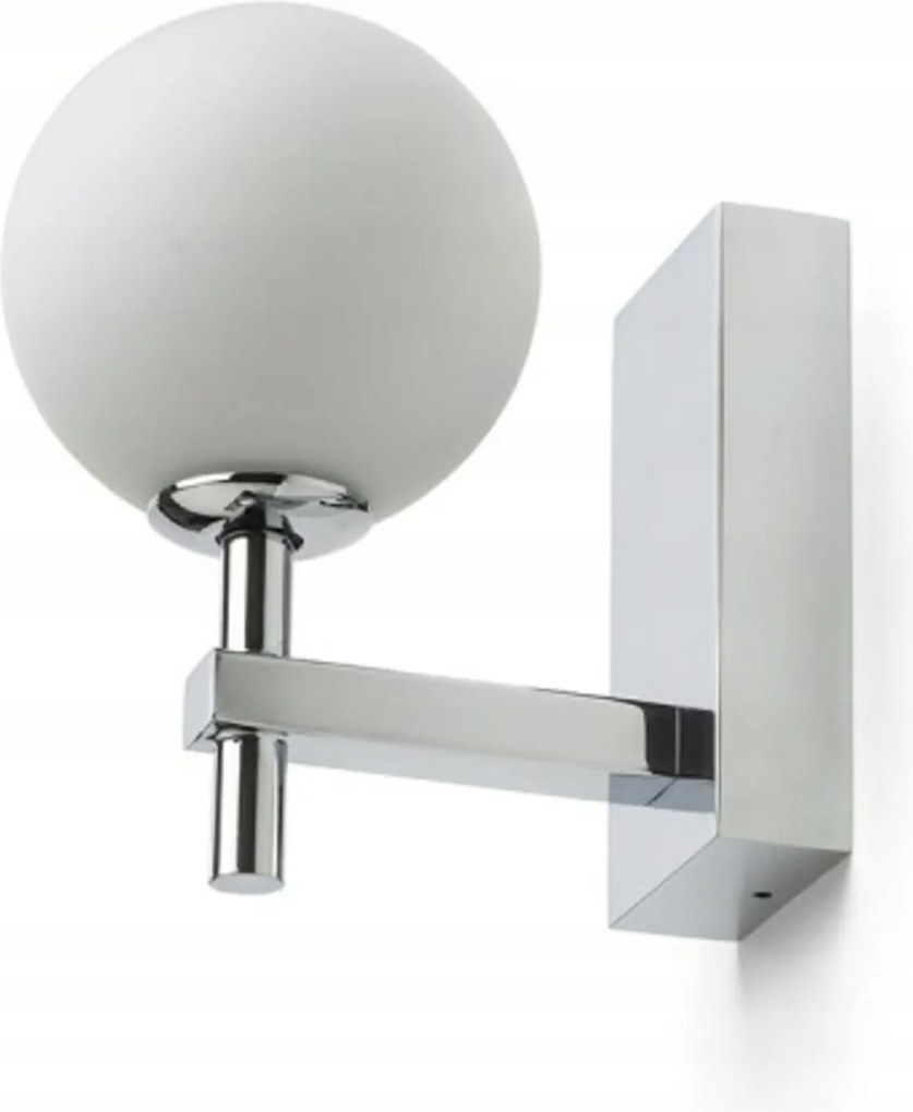 Rendl Peggy fali lámpa króm/opálüveg G9 6W IP44